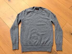 Quince 100% Mongolian Cashmere Crewneck Sweater in Faded Denim Size XS